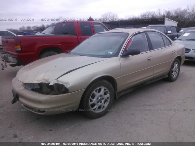 1G3WH52H92F131687 - 2002 OLDSMOBILE INTRIGUE GX GOLD photo 2