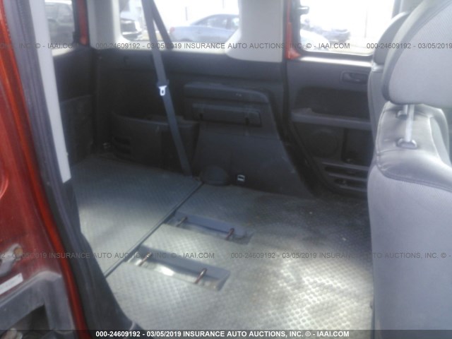 5J6YH28553L036674 - 2003 HONDA ELEMENT EX ORANGE photo 8