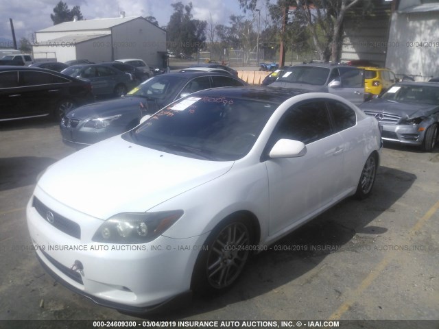 JTKDE167580224012 - 2008 TOYOTA SCION TC WHITE photo 2