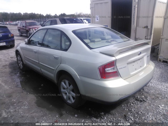 4S4BL62C077208760 - 2007 SUBARU LEGACY TAN photo 3