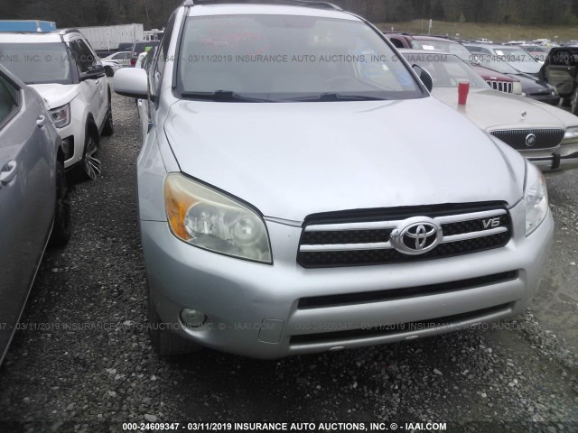 JTMBK31V776024107 - 2007 TOYOTA RAV4 LIMITED SILVER photo 1