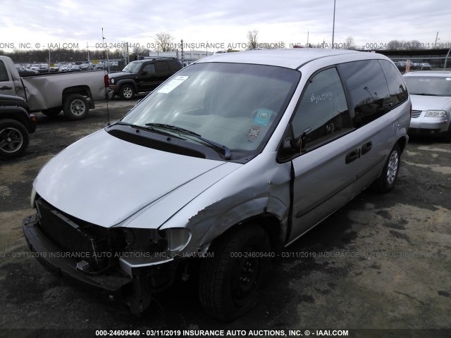 1C4GJ25392B550749 - 2002 CHRYSLER VOYAGER GRAY photo 2