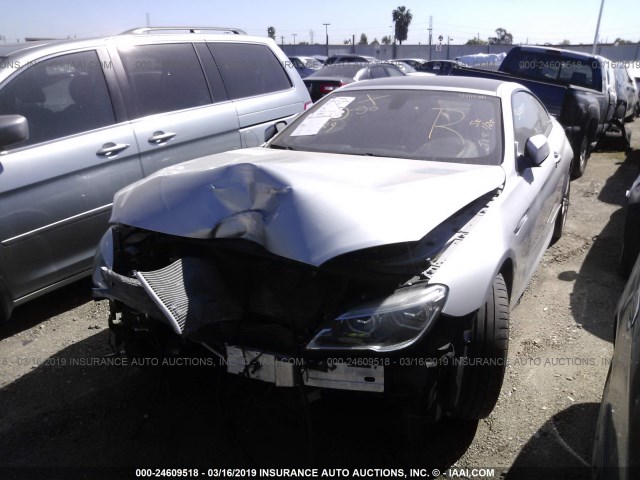 WBA6H1C50HD933043 - 2017 BMW 640 I SILVER photo 2