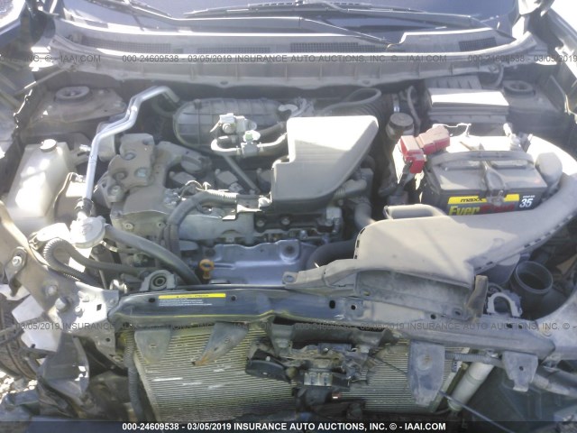 JN8AS58T89W055336 - 2009 NISSAN ROGUE S/SL Gris foto 10