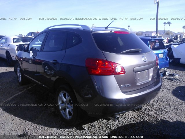 JN8AS58T89W055336 - 2009 NISSAN ROGUE S/SL Gris foto 3