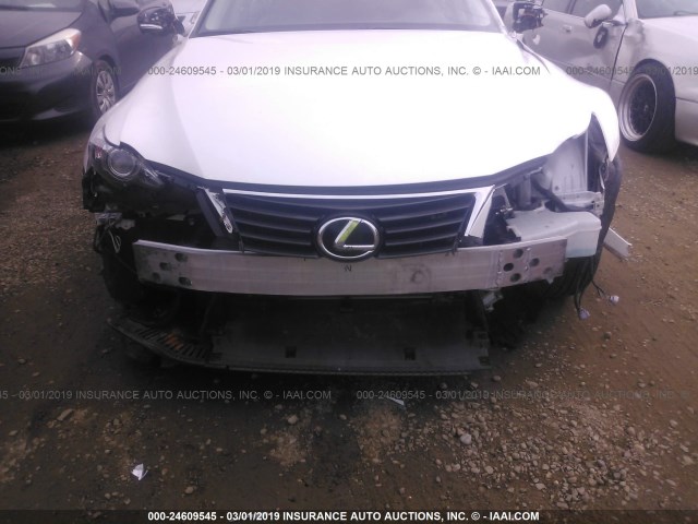 JTHBA1D23G5011514 - 2016 LEXUS IS 200T WHITE photo 6