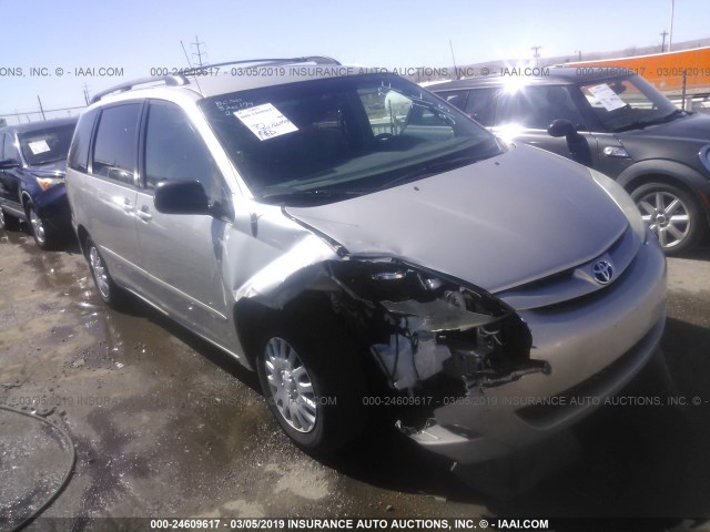 5TDZK23C78S188012 - 2008 TOYOTA SIENNA CE/LE SILVER photo 1