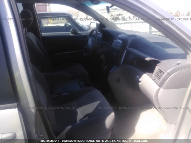 5TDZK23C78S188012 - 2008 TOYOTA SIENNA CE/LE SILVER photo 5