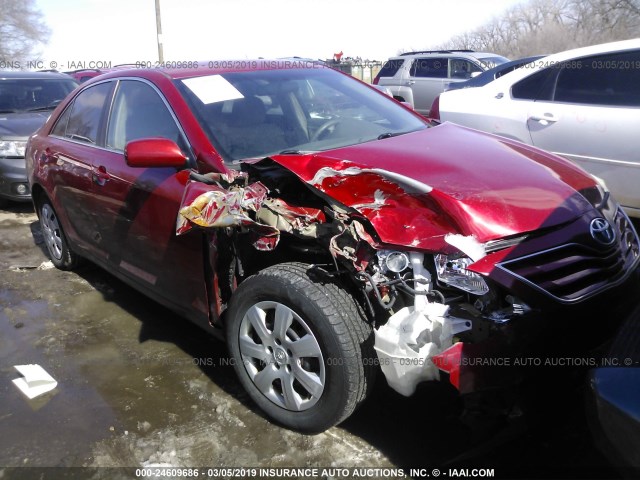 4T1BF3EK7BU173797 - 2011 TOYOTA CAMRY SE/LE/XLE 红色 照片 1