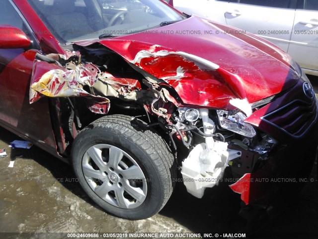 4T1BF3EK7BU173797 - 2011 TOYOTA CAMRY SE/LE/XLE 红色 照片 6