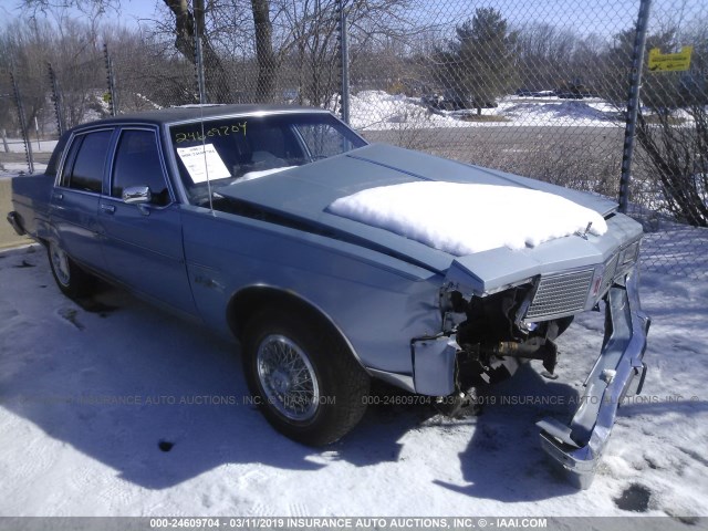 1G3AG69Y8EM716690 - 1984 OLDSMOBILE 98 REGENCY BLUE photo 1