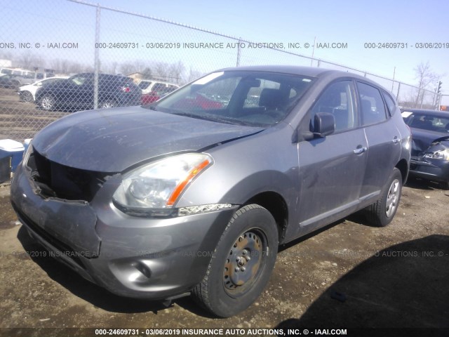 JN8AS5MT0BW170444 - 2011 NISSAN ROGUE S/SV/KROM GRAY photo 2