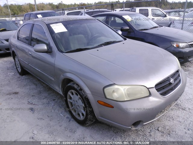 JN1CA31D81T630011 - 2001 NISSAN MAXIMA GXE/SE/GLE/20TH ANNIV GRAY photo 1