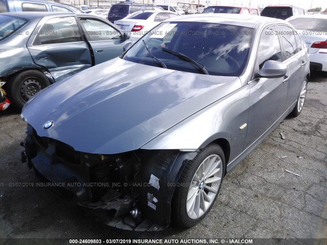 WBAPN7C50BA950014 - 2011 BMW 335 D GRAY photo 2