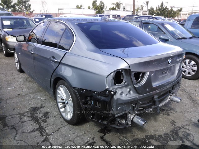 WBAPN7C50BA950014 - 2011 BMW 335 D GRAY photo 3