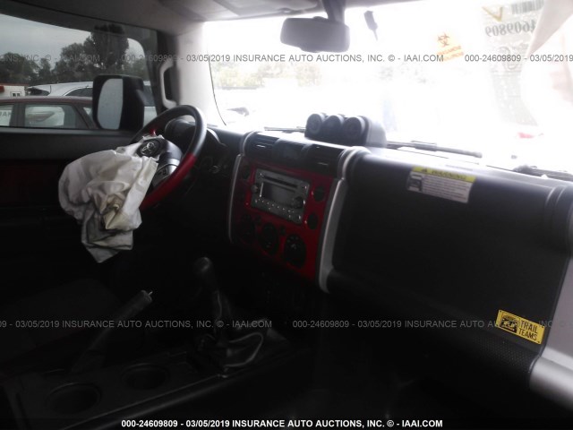 JTEBU4BF1CK142822 - 2012 TOYOTA FJ CRUISER 红色 照片 5