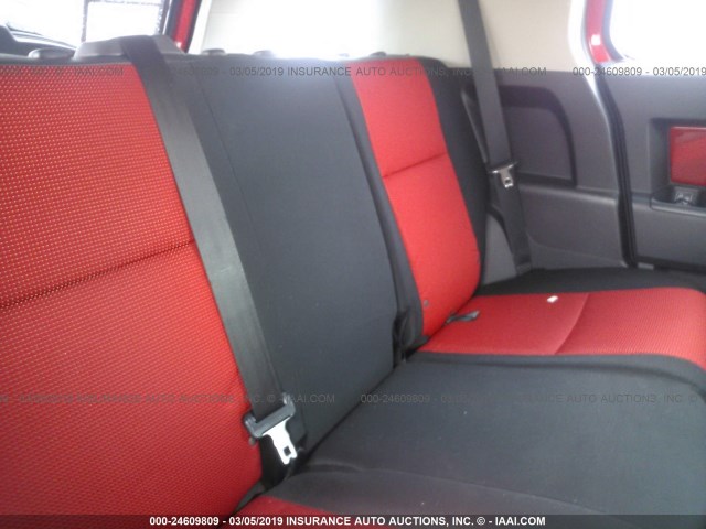 JTEBU4BF1CK142822 - 2012 TOYOTA FJ CRUISER 红色 照片 8
