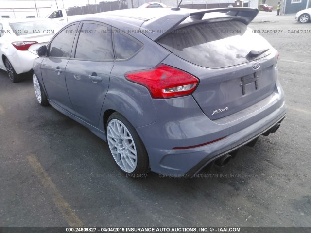 WF0DP3TH8H4125393 - 2017 FORD FOCUS RS GRAY photo 3