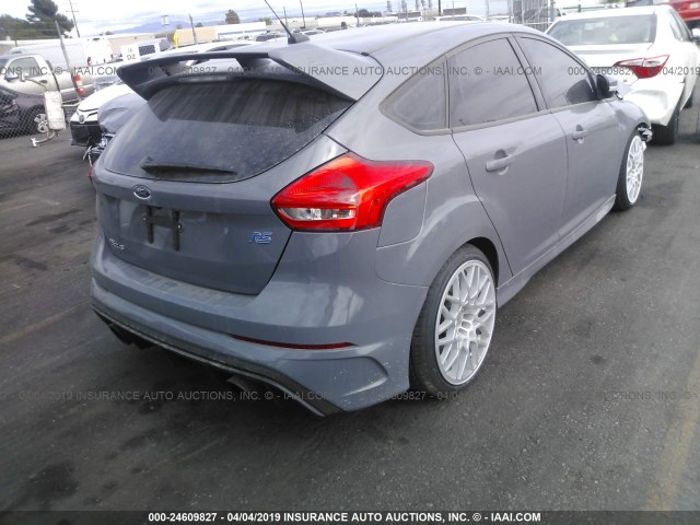 WF0DP3TH8H4125393 - 2017 FORD FOCUS RS GRAY photo 4