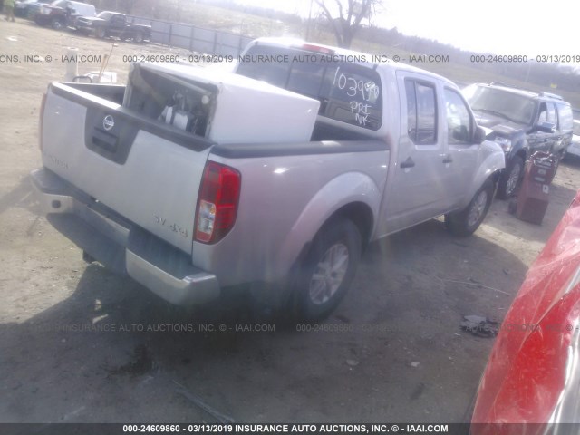 1N6AD0EV1KN702019 - 2019 NISSAN FRONTIER SILVER photo 4