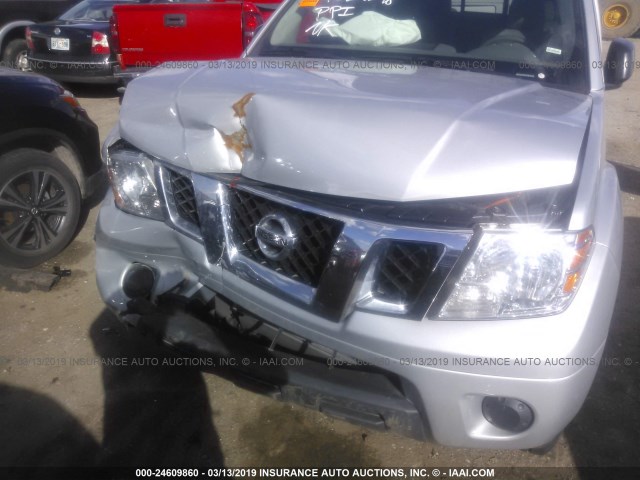 1N6AD0EV1KN702019 - 2019 NISSAN FRONTIER SILVER photo 6