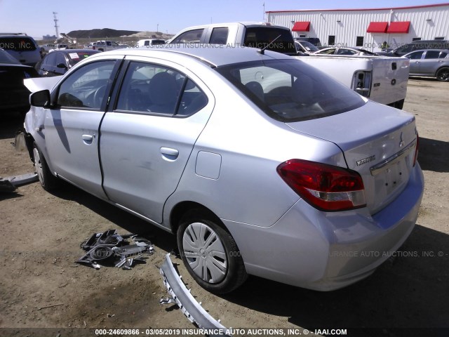 ML32F3FJ7JHF14462 - 2018 MITSUBISHI MIRAGE G4 ES Açıq mavi foto 3