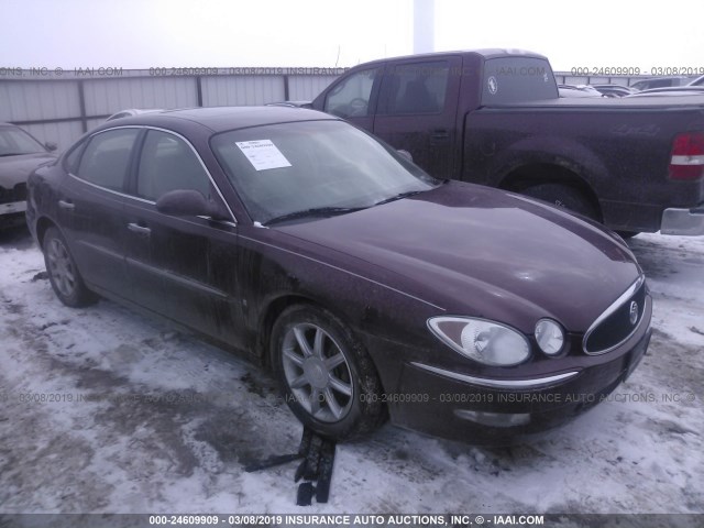 2G4WE587961282237 - 2006 BUICK LACROSSE CXS BURGUNDY photo 1