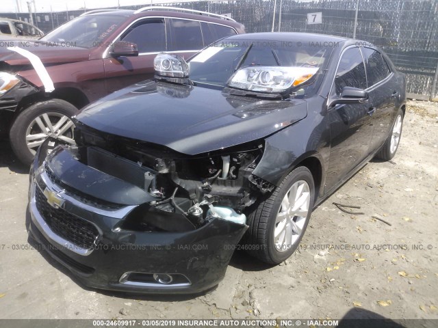 1G11F5SL3FF124396 - 2015 CHEVROLET MALIBU LTZ GRAY photo 2