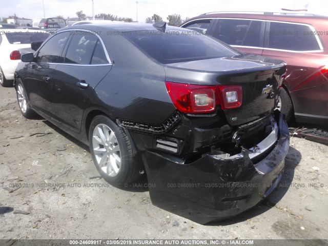 1G11F5SL3FF124396 - 2015 CHEVROLET MALIBU LTZ GRAY photo 3