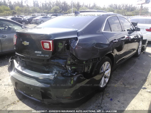 1G11F5SL3FF124396 - 2015 CHEVROLET MALIBU LTZ GRAY photo 4