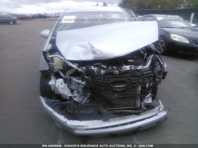 JTDZN3EU7EJ007454 - 2014 TOYOTA PRIUS V SILVER photo 6