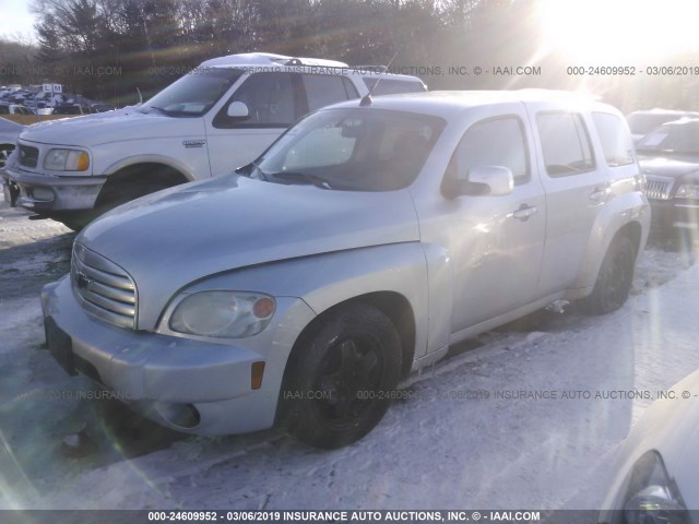 3GNBABDB7AS585402 - 2010 CHEVROLET HHR LT SILVER photo 2