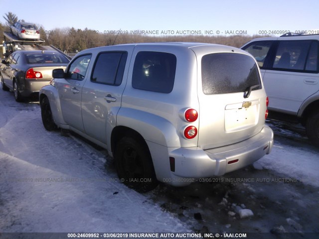 3GNBABDB7AS585402 - 2010 CHEVROLET HHR LT SILVER photo 3