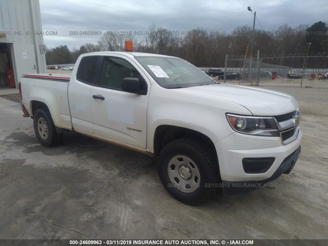 1GCHSAEA6F1173576 - 2015 CHEVROLET COLORADO WHITE photo 1