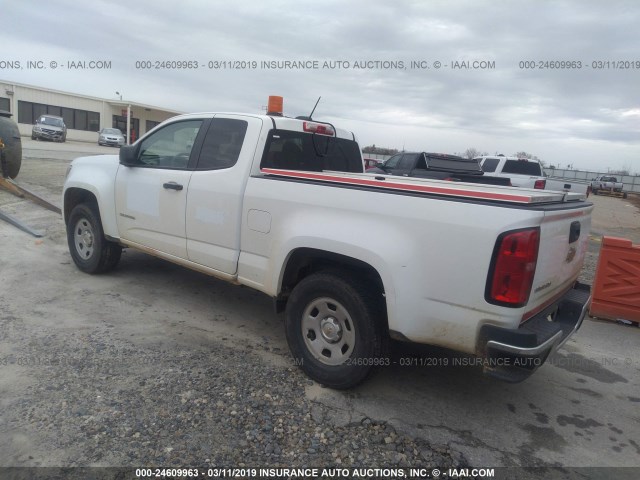 1GCHSAEA6F1173576 - 2015 CHEVROLET COLORADO WHITE photo 3