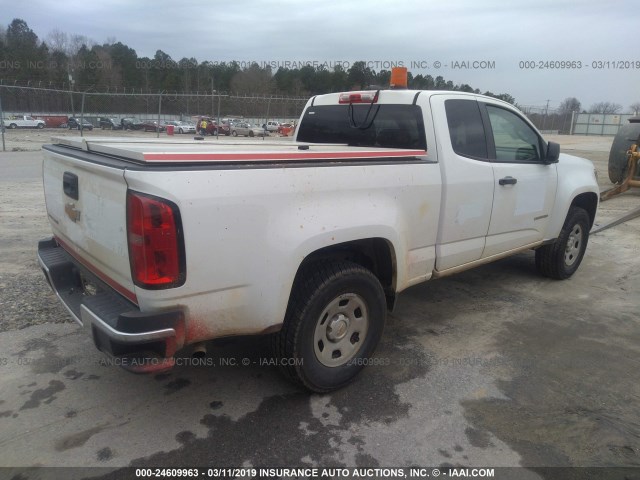 1GCHSAEA6F1173576 - 2015 CHEVROLET COLORADO WHITE photo 4