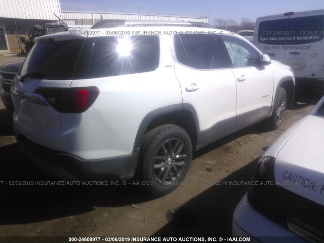 1GKKNMLS0JZ247096 - 2018 GMC ACADIA SLT-1 WHITE photo 4