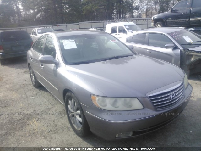 KMHFC46F07A184215 - 2007 HYUNDAI AZERA SE/LIMITED GRAY photo 1