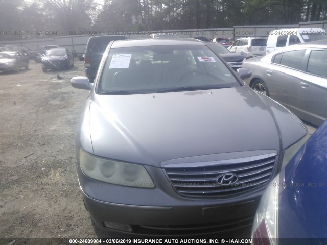 KMHFC46F07A184215 - 2007 HYUNDAI AZERA SE/LIMITED GRAY photo 6