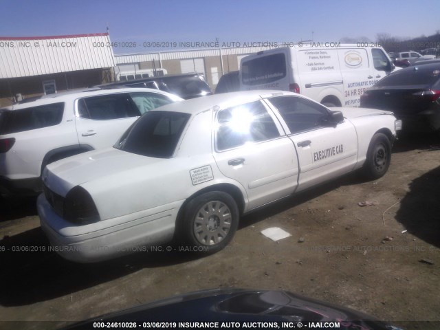 2FAHP71W84X151935 - 2004 FORD CROWN VICTORIA POLICE INTERCEPTOR WHITE photo 4