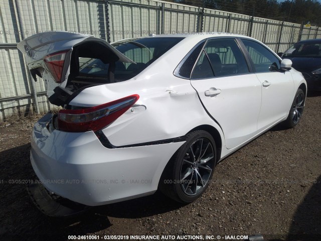 4T1BF1FK2GU221958 - 2016 TOYOTA CAMRY LE/XLE/SE/XSE WHITE photo 4