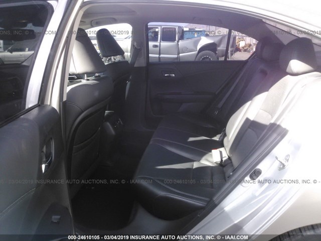 1HGCR2F86EA066244 - 2014 HONDA ACCORD EXL SILVER photo 8