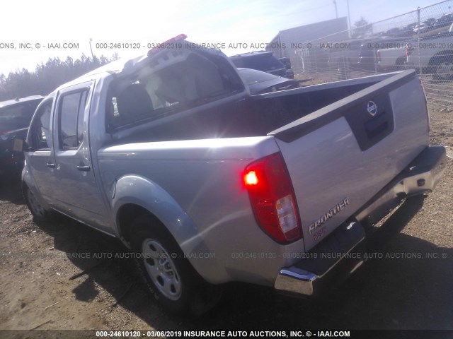 1N6AD0ER9EN727192 - 2014 NISSAN FRONTIER S/SV/SL/PRO-4X SILVER photo 3