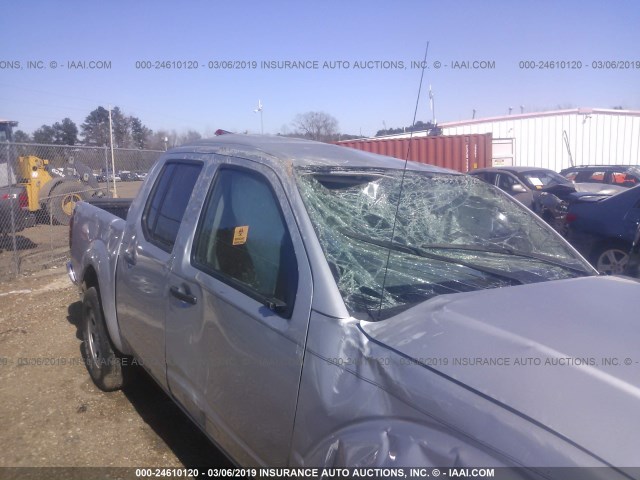 1N6AD0ER9EN727192 - 2014 NISSAN FRONTIER S/SV/SL/PRO-4X SILVER photo 6