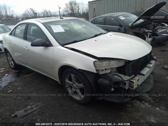 1G2ZG57N684196309 - 2008 PONTIAC G6 SE WHITE photo 1