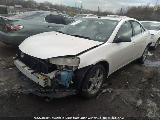 1G2ZG57N684196309 - 2008 PONTIAC G6 SE WHITE photo 2