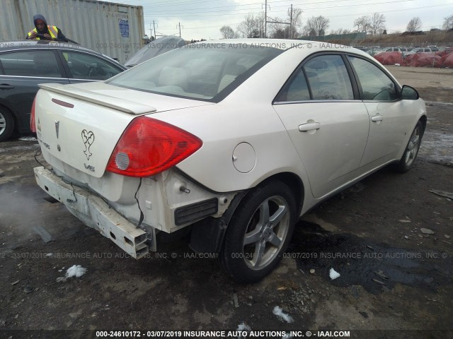 1G2ZG57N684196309 - 2008 PONTIAC G6 SE WHITE photo 4