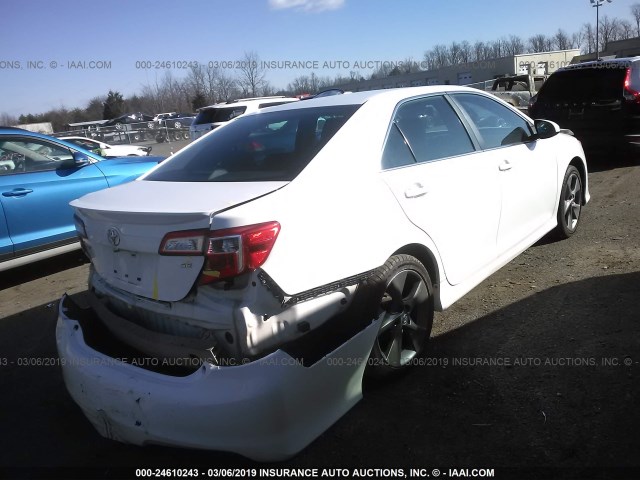 4T1BF1FK6EU322319 - 2014 TOYOTA CAMRY L/SE/LE/XLE 白色 照片 4