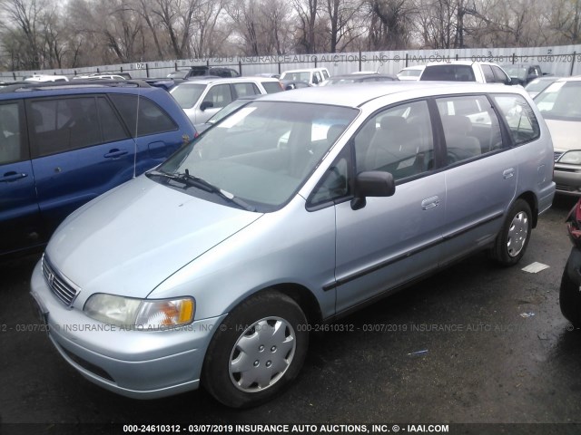 JHMRA1864VC018184 - 1997 HONDA ODYSSEY LX Light Blue photo 2