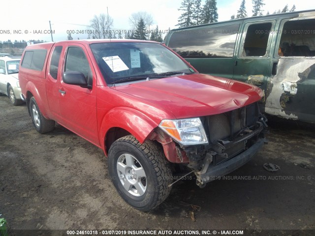 1N6AD06W17C445924 - 2007 NISSAN FRONTIER KING CAB LE/SE/OFF ROAD RED photo 1